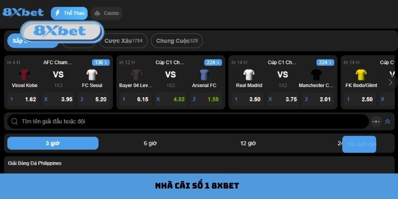 Nhà Cái Số 1 8xbet Lựa Chọn Hàng Đầu Của Người Chơi