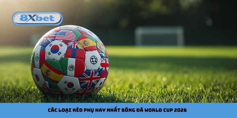 Các loại kèo phụ hay nhất bóng đá World Cup 2026