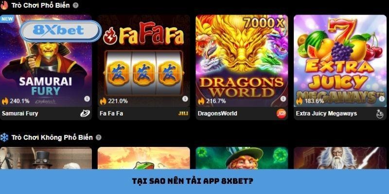 Tại sao nên tải app 8xbet?